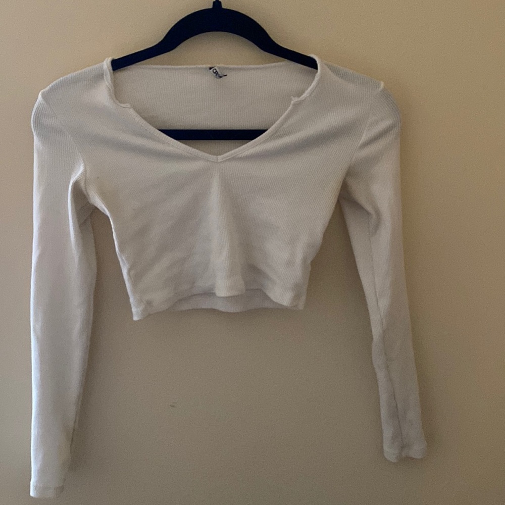 White Crop Top